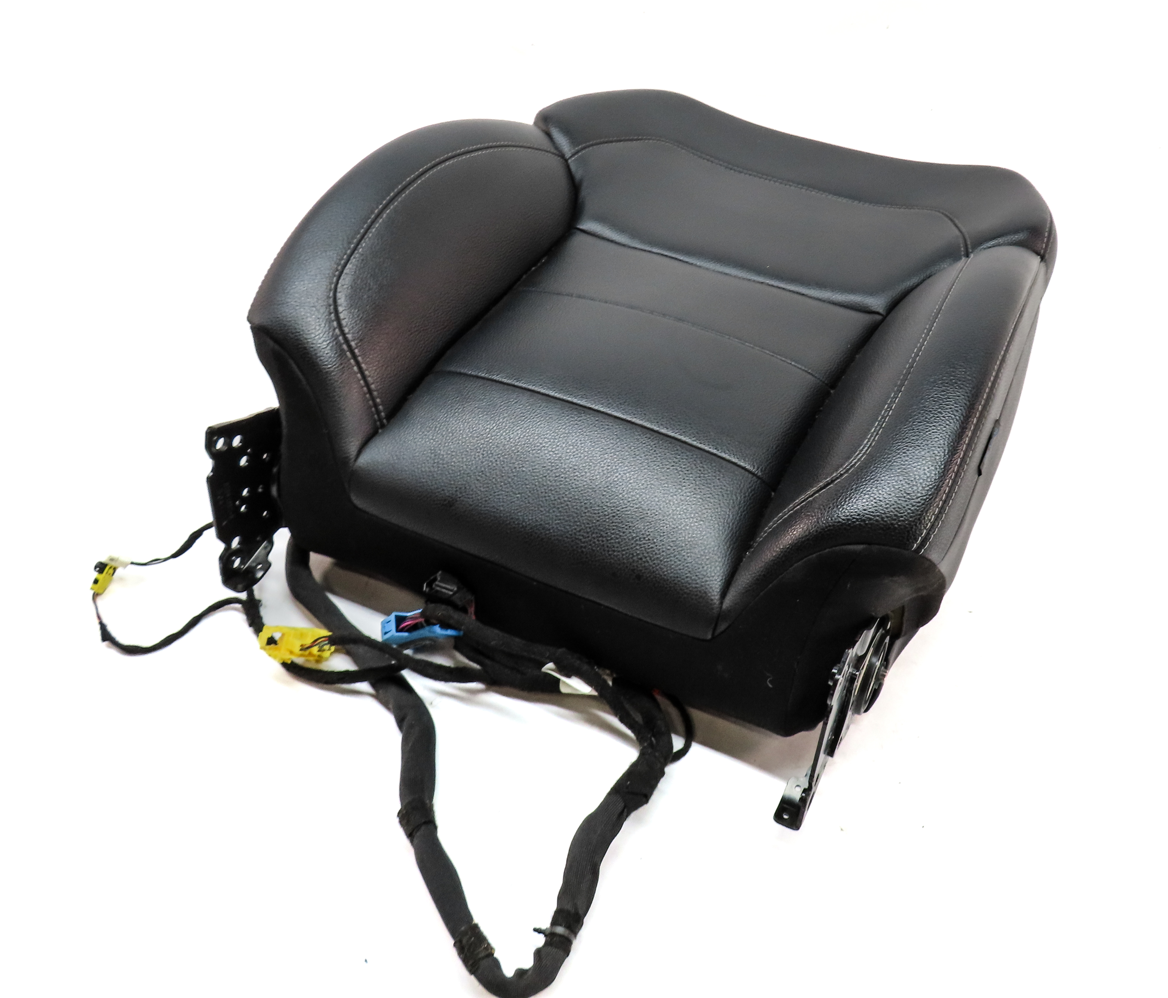 12 MERCEDES ML350 W166 FRONT LEFT UPPER MEMORY HEATED SEAT BACK CUSHION (Black) — exact item pictured